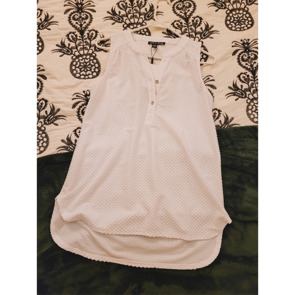 Cable & Gauge Tops - White tank top